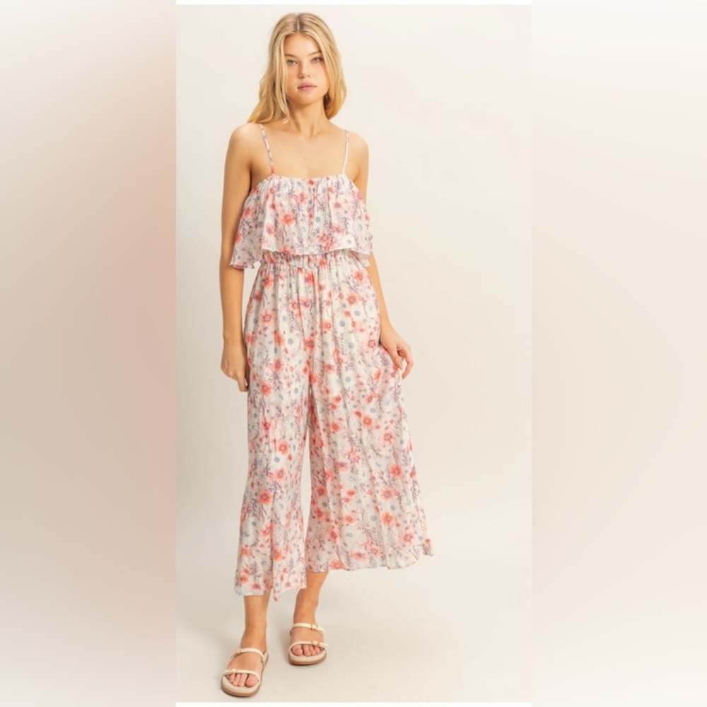 Floral Wide Leg Jumper by HYFVE